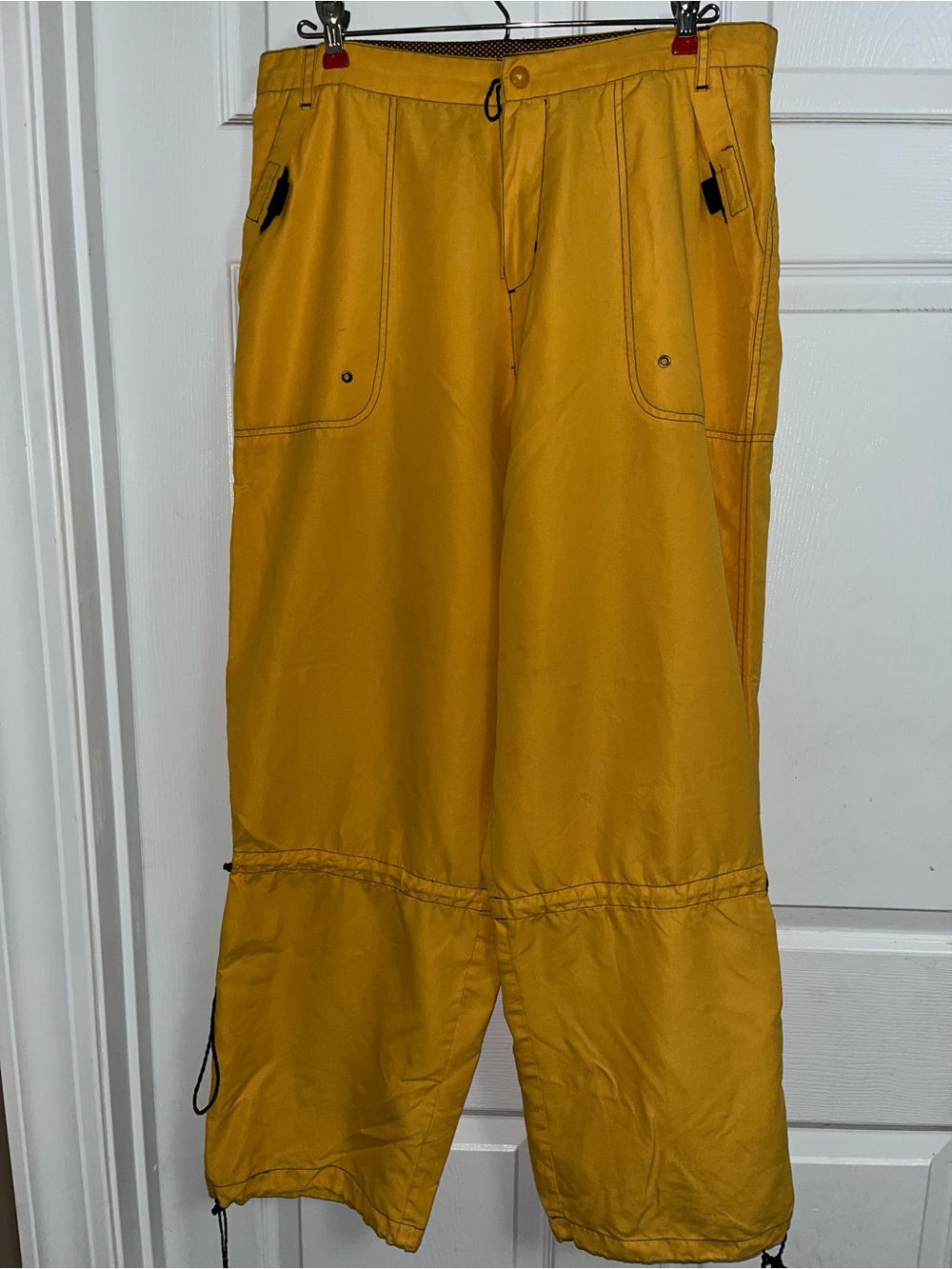 Women’s Yellow Cargo Pants